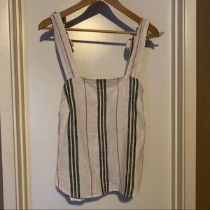 Bcbgeneration Linen Striped Top